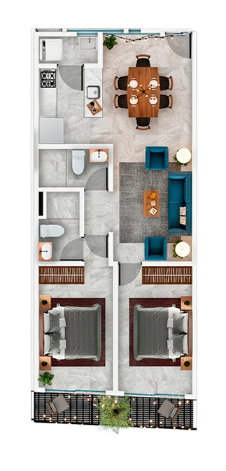 Distribución Modelo E